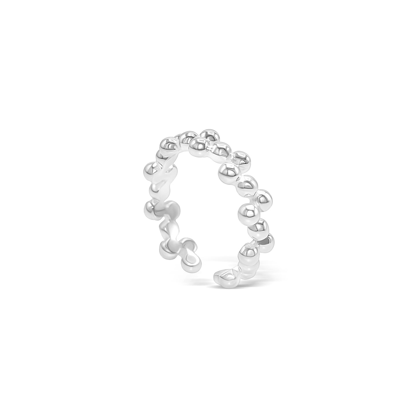 Sculpted Bubble Open Ring