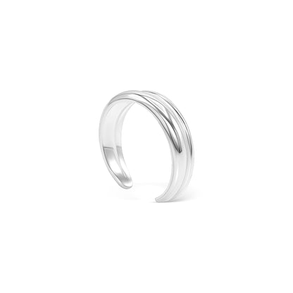 Triple Sweep Open Ring