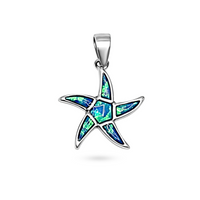 Blue Sea Star Pendant image