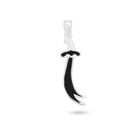 Zulfiqar Black Sayf Ali with Silver Handle image