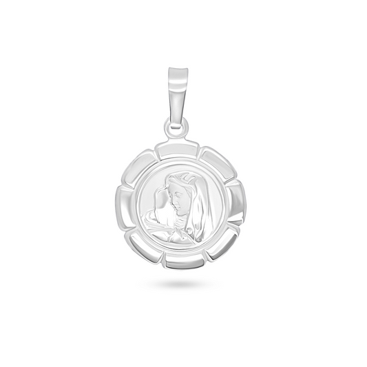 Round St Mary Frame Pendant