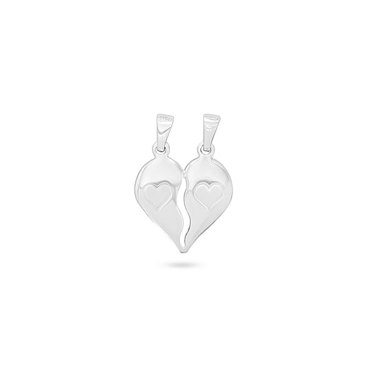 Heart Duo Split Pendant