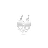 Split Heart w Mini Hearts Pendant image