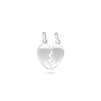 Love Split Heart Pendant – 2 Pieces image