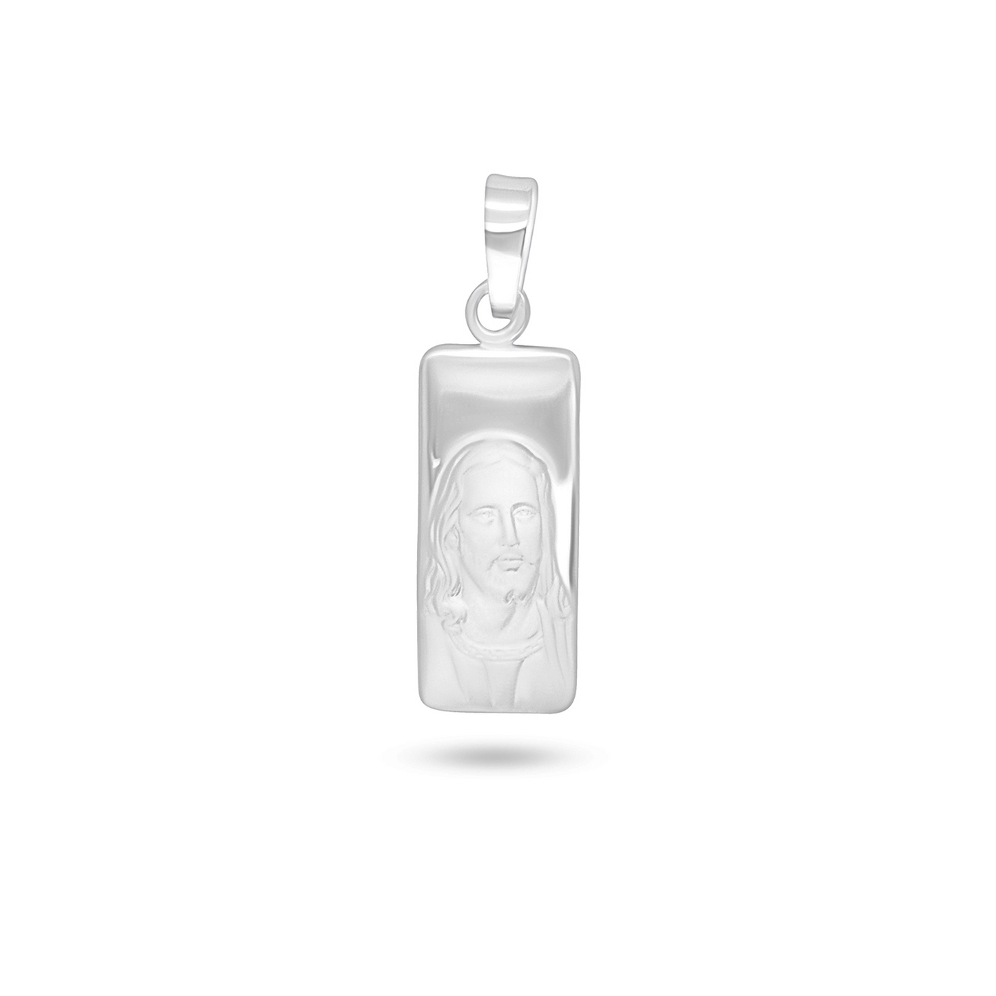 Rec Frame Jesus Pendant