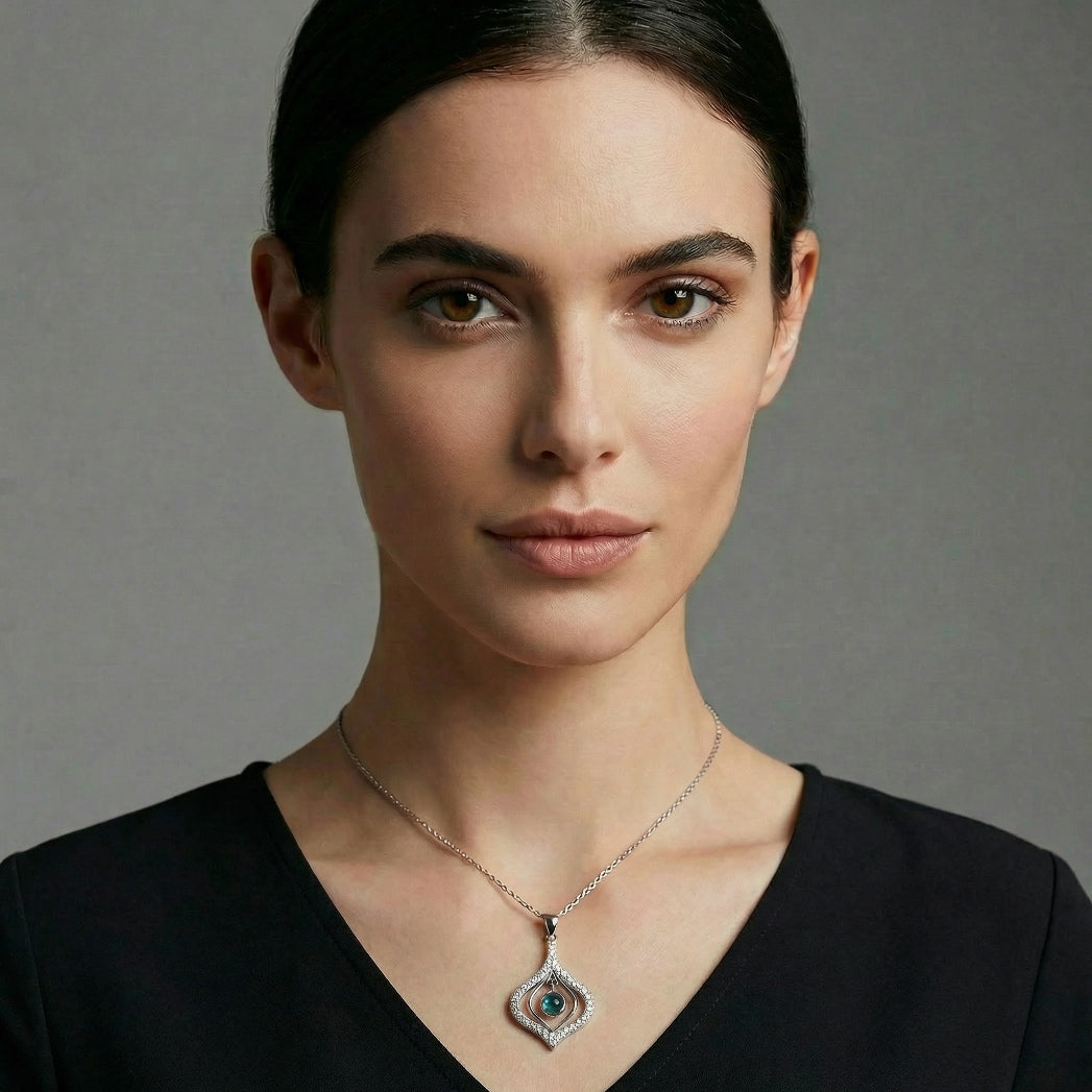 Evil Eye Drop Pendant