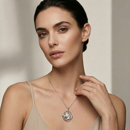 Framed Jaguar Pendant