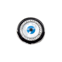 Black Outline Evil-Eye Round Pendant image