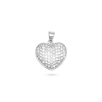 Sparkling Pave Heart Pendant image