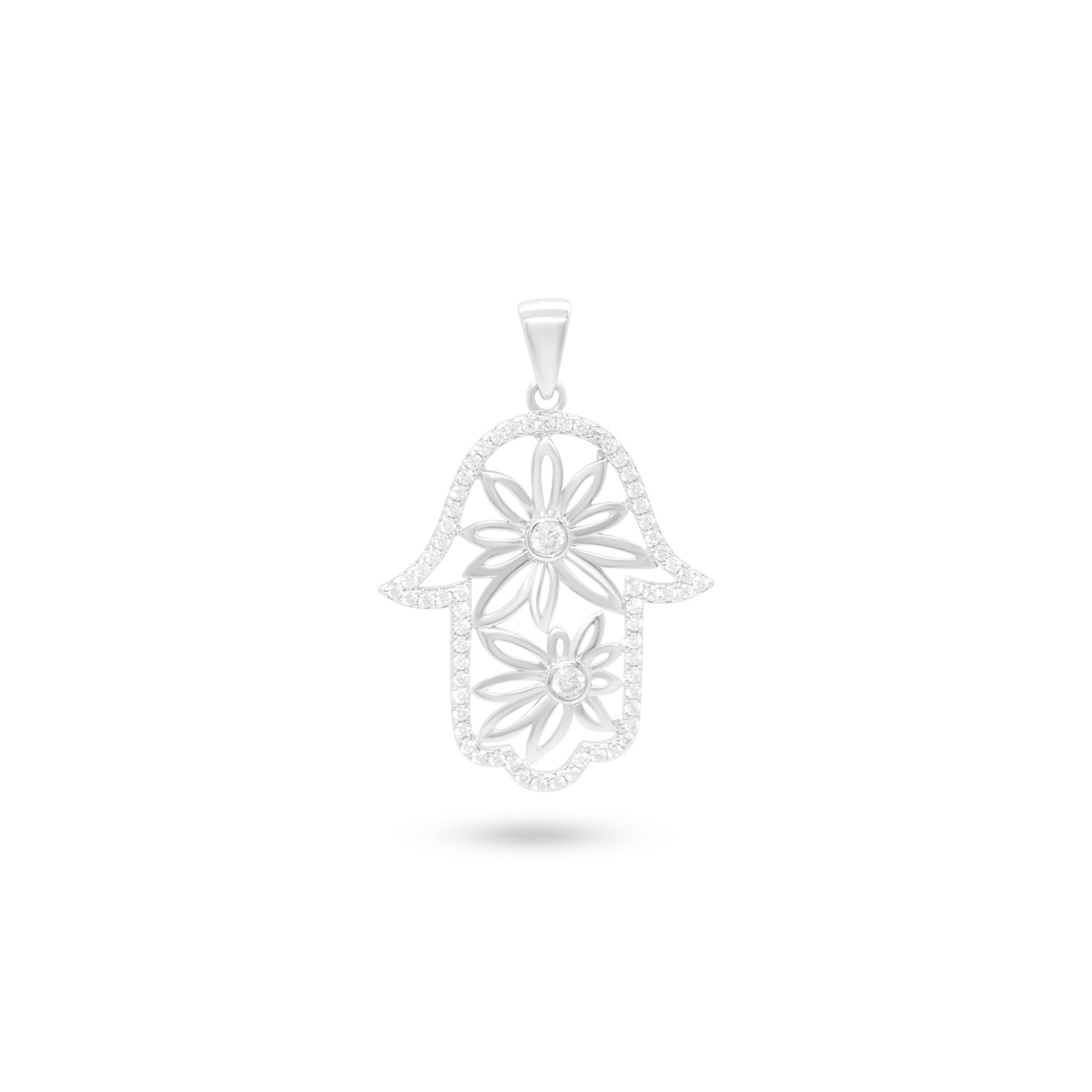 Kaf Fatima Flower Pendant