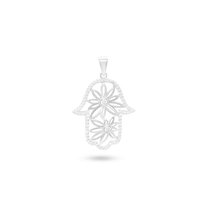 Kaf Fatima Flower Pendant