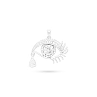 Evil Eye Drop Sparkling Pendant image