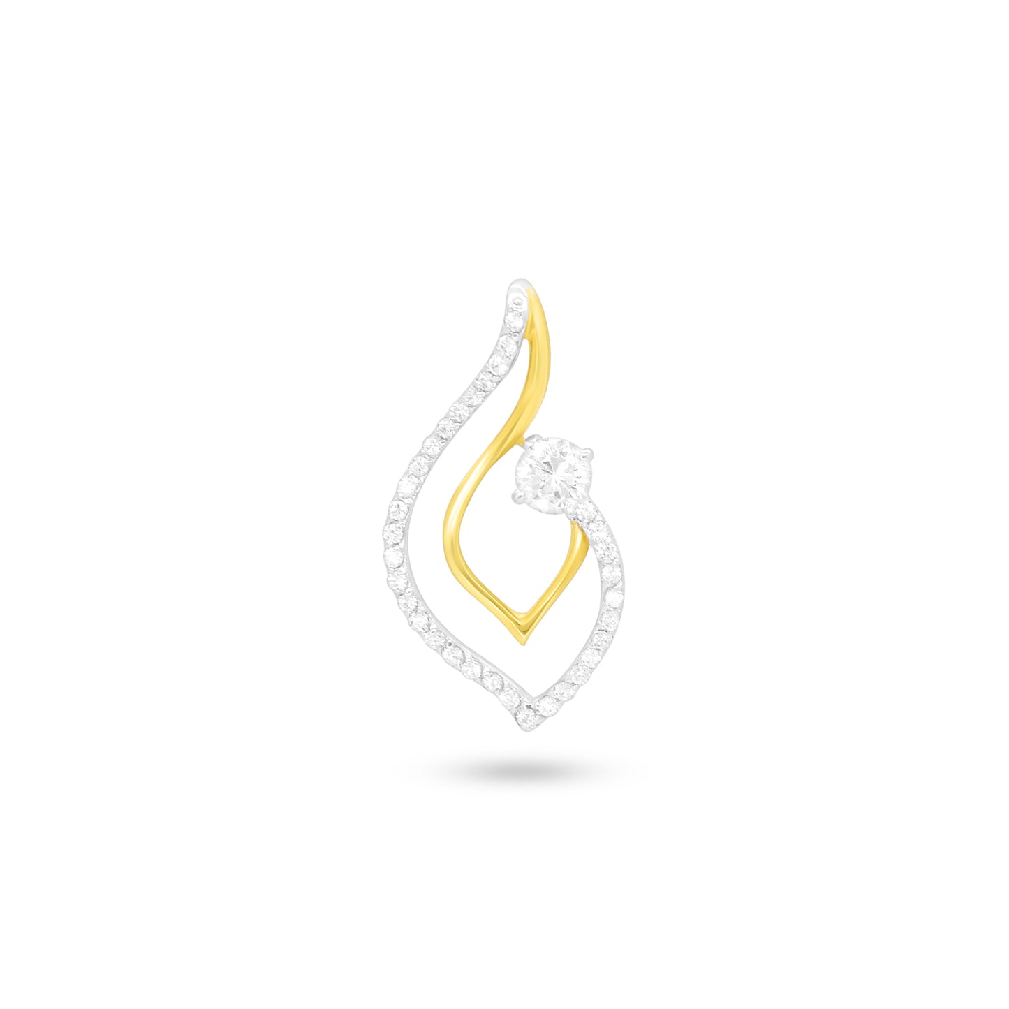 Solitaire Twist Pendant