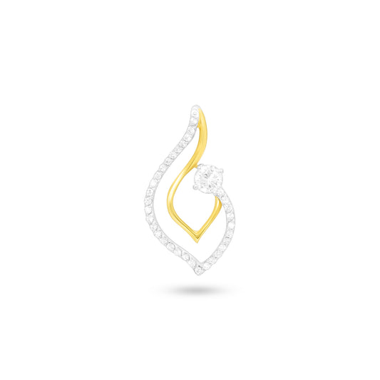 Solitaire Twist Pendant