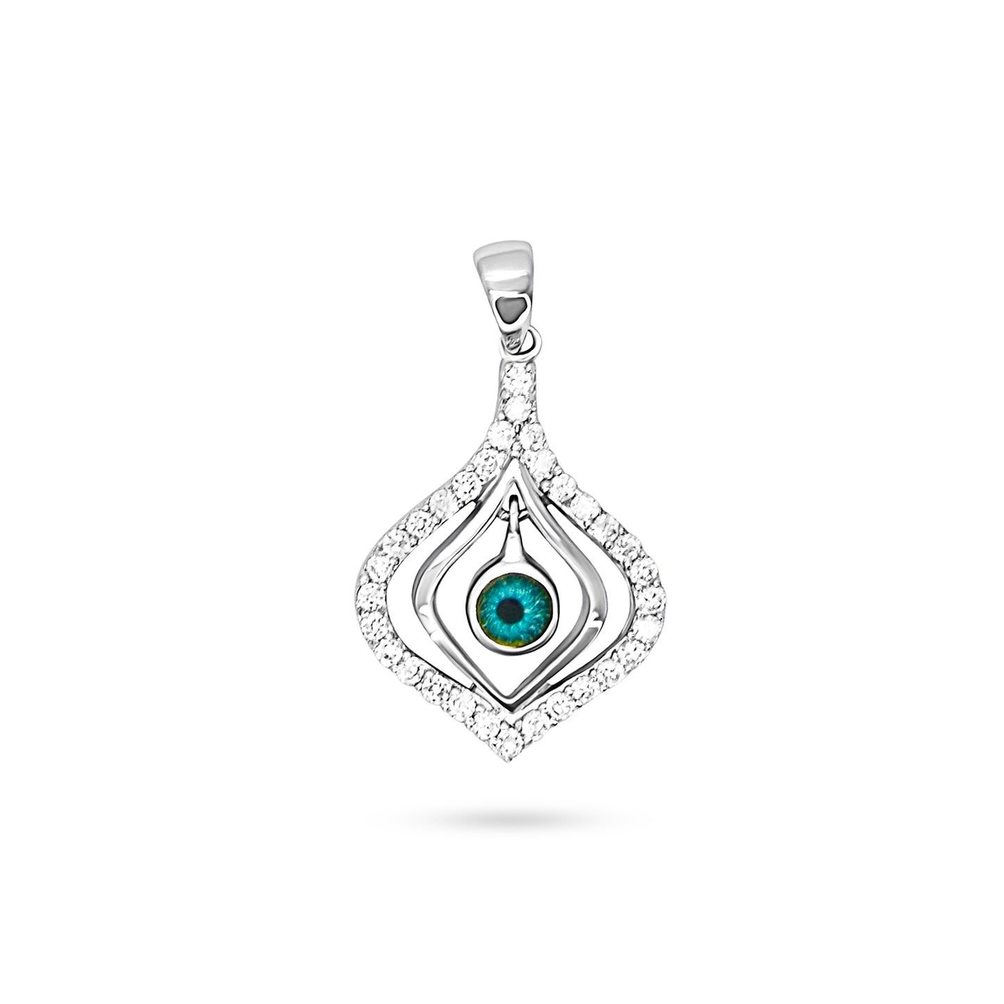 Evil Eye Drop Pendant