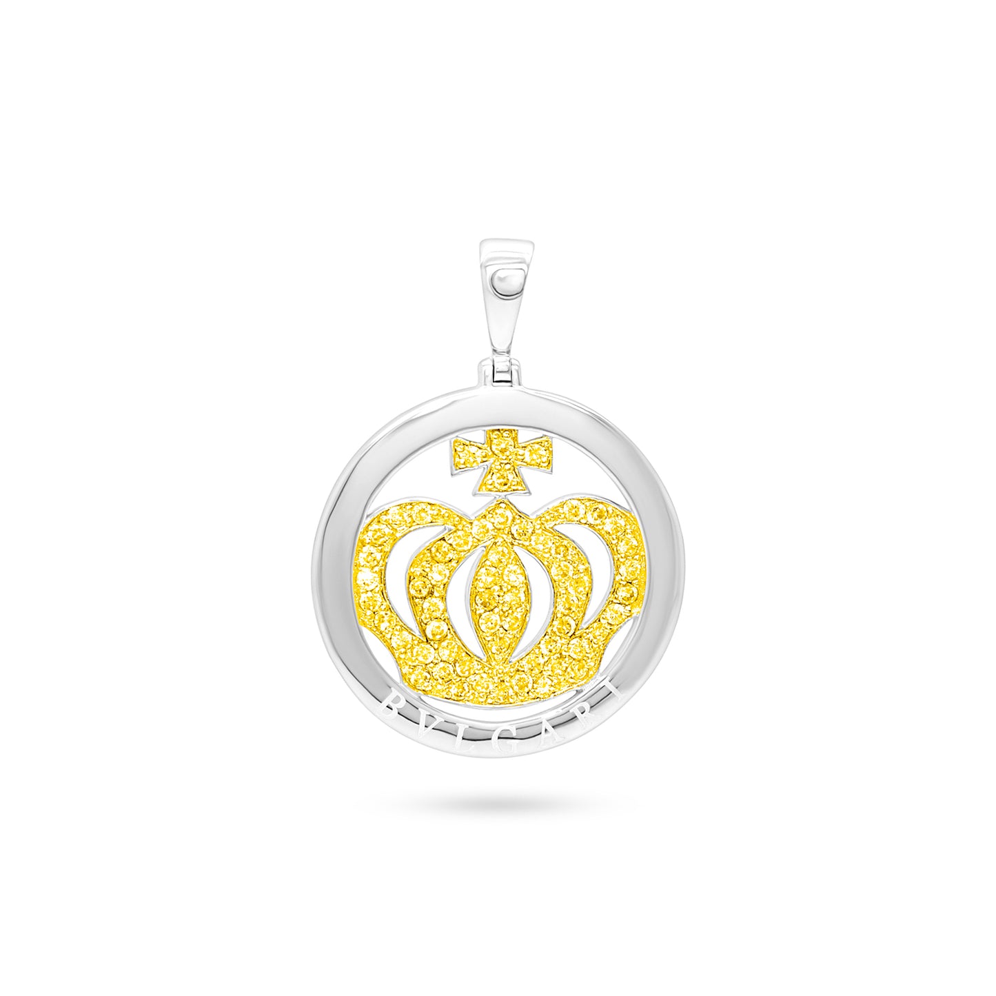 Golden Crown Radiant Pendant