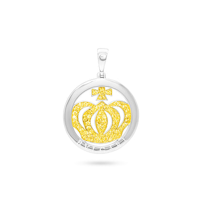 Golden Crown Radiant Pendant