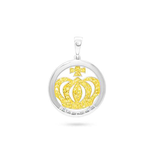 Golden Crown Radiant Pendant