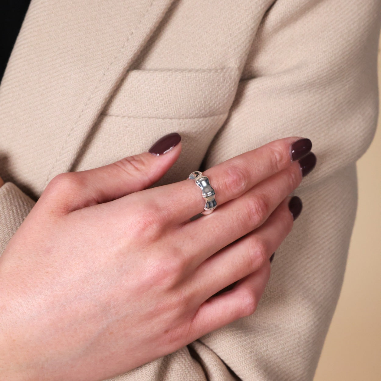 Segmented Humps Ring