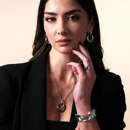 Orbit Pavé Cutout Ring