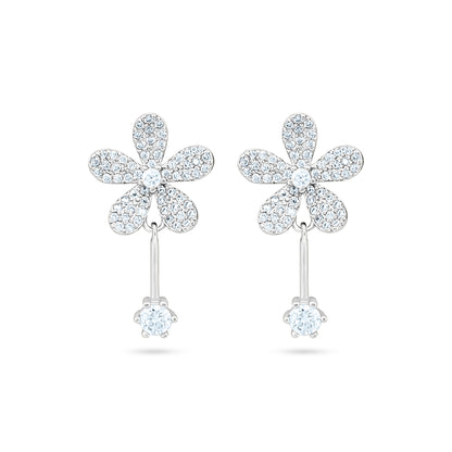 Floral Elegance Drop Earrings