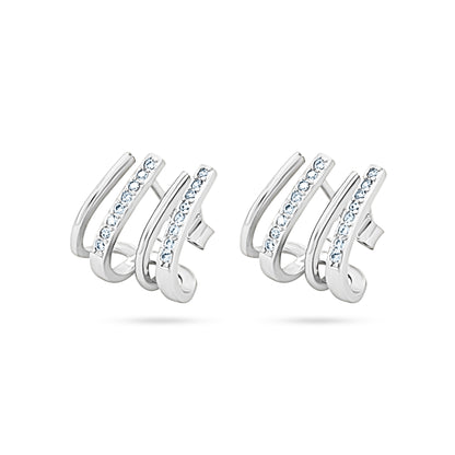 Radiant Twist Zircon Earrings