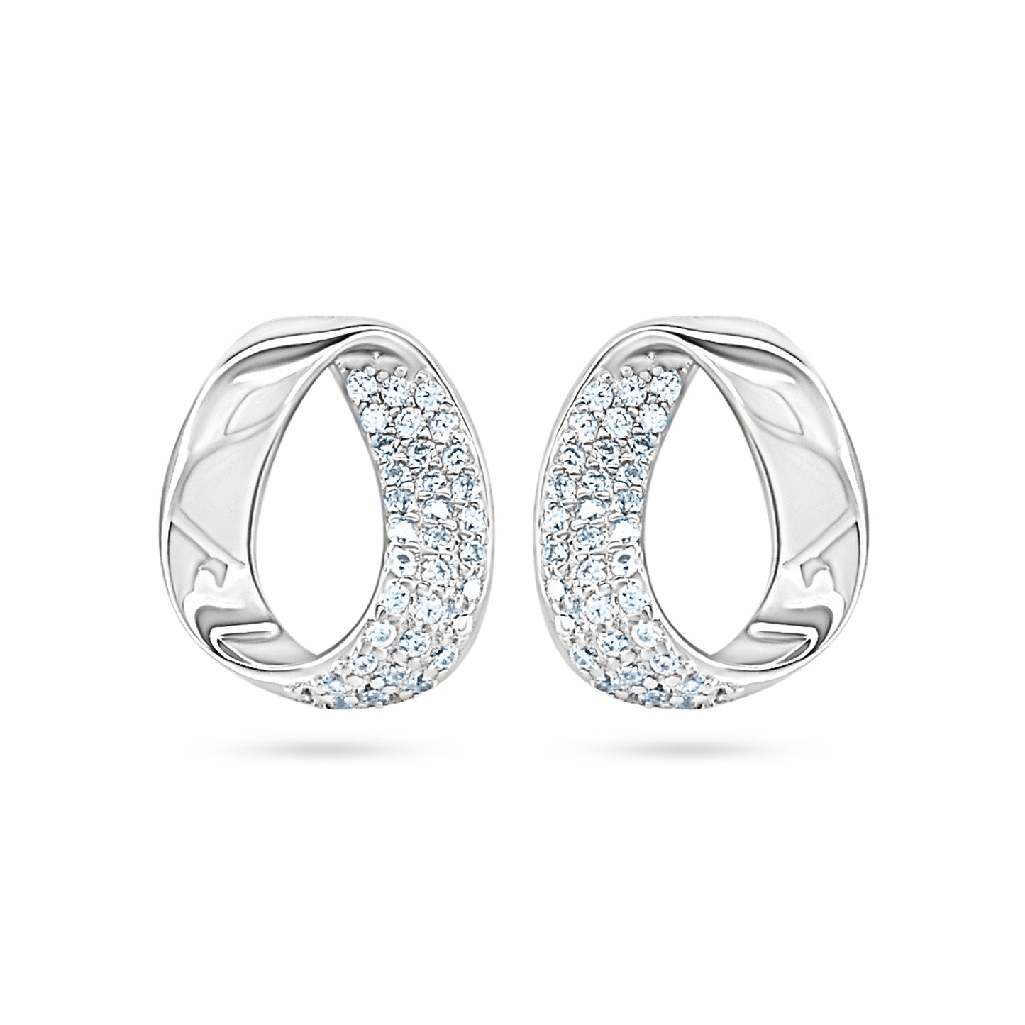 Dazzling Elegance Hoop Earrings