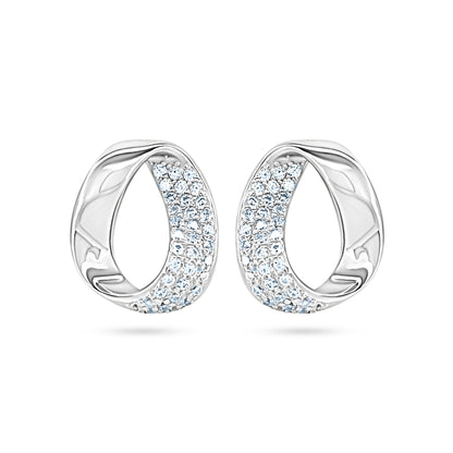 Dazzling Elegance Hoop Earrings