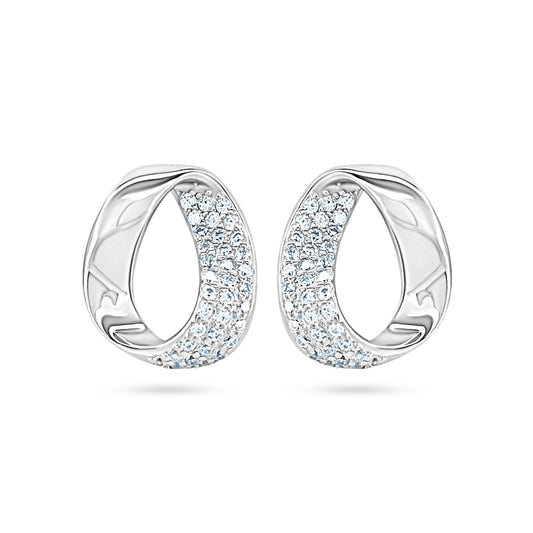 Dazzling Elegance Hoop Earrings