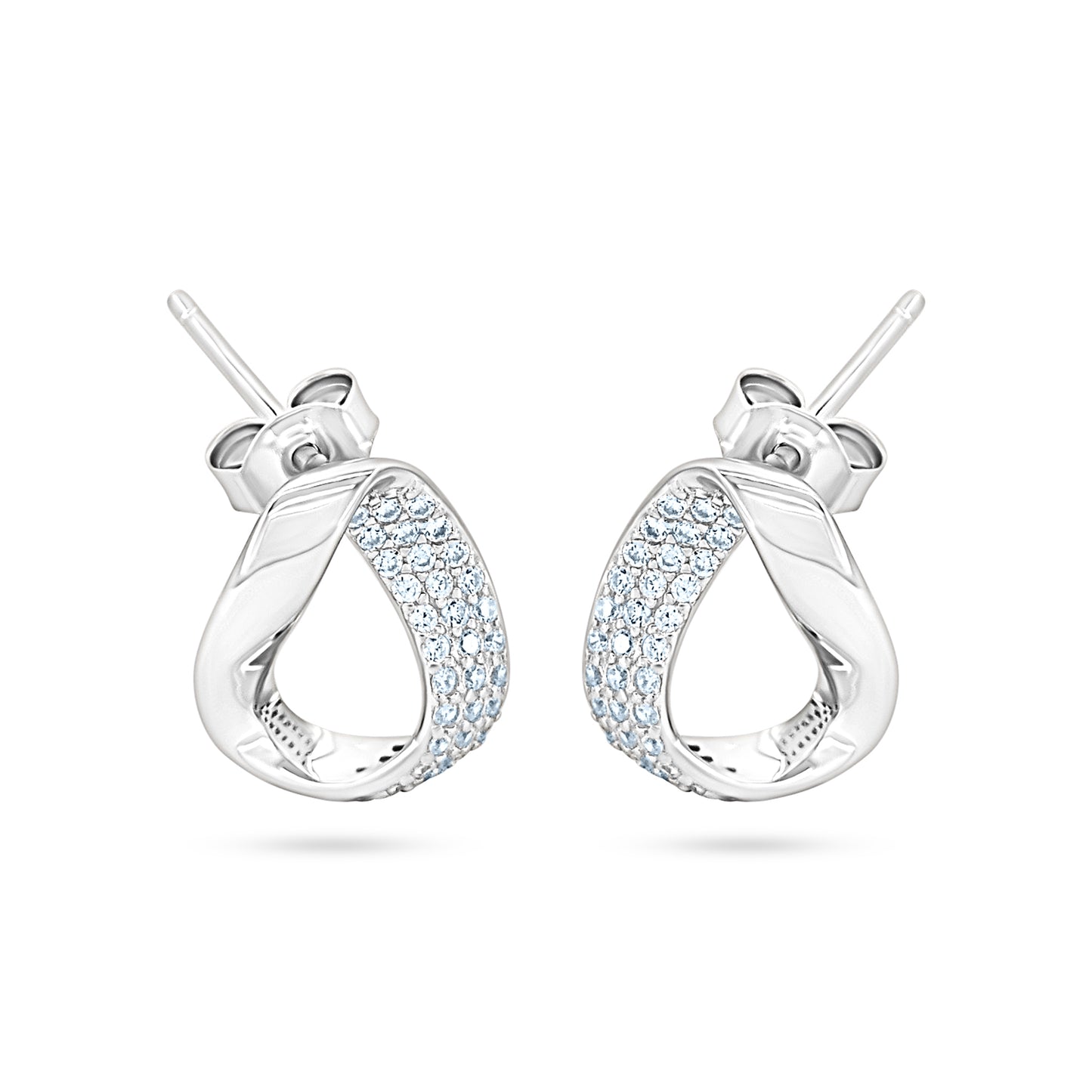 Dazzling Elegance Hoop Earrings