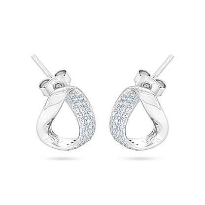 Dazzling Elegance Hoop Earrings