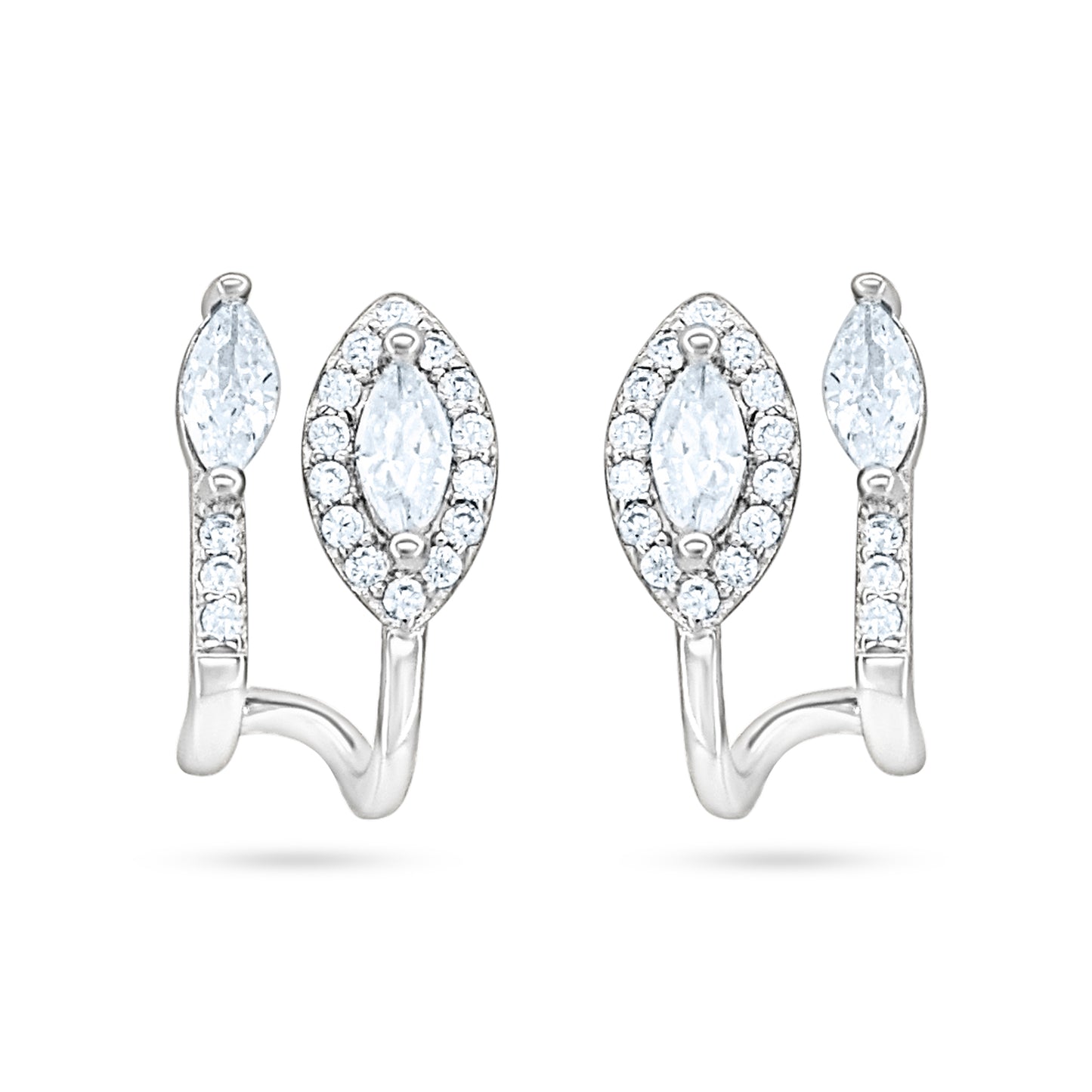 Radiant Marquise Stone Earrings