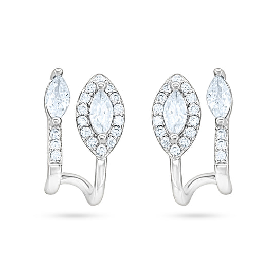 Radiant Marquise Stone Earrings