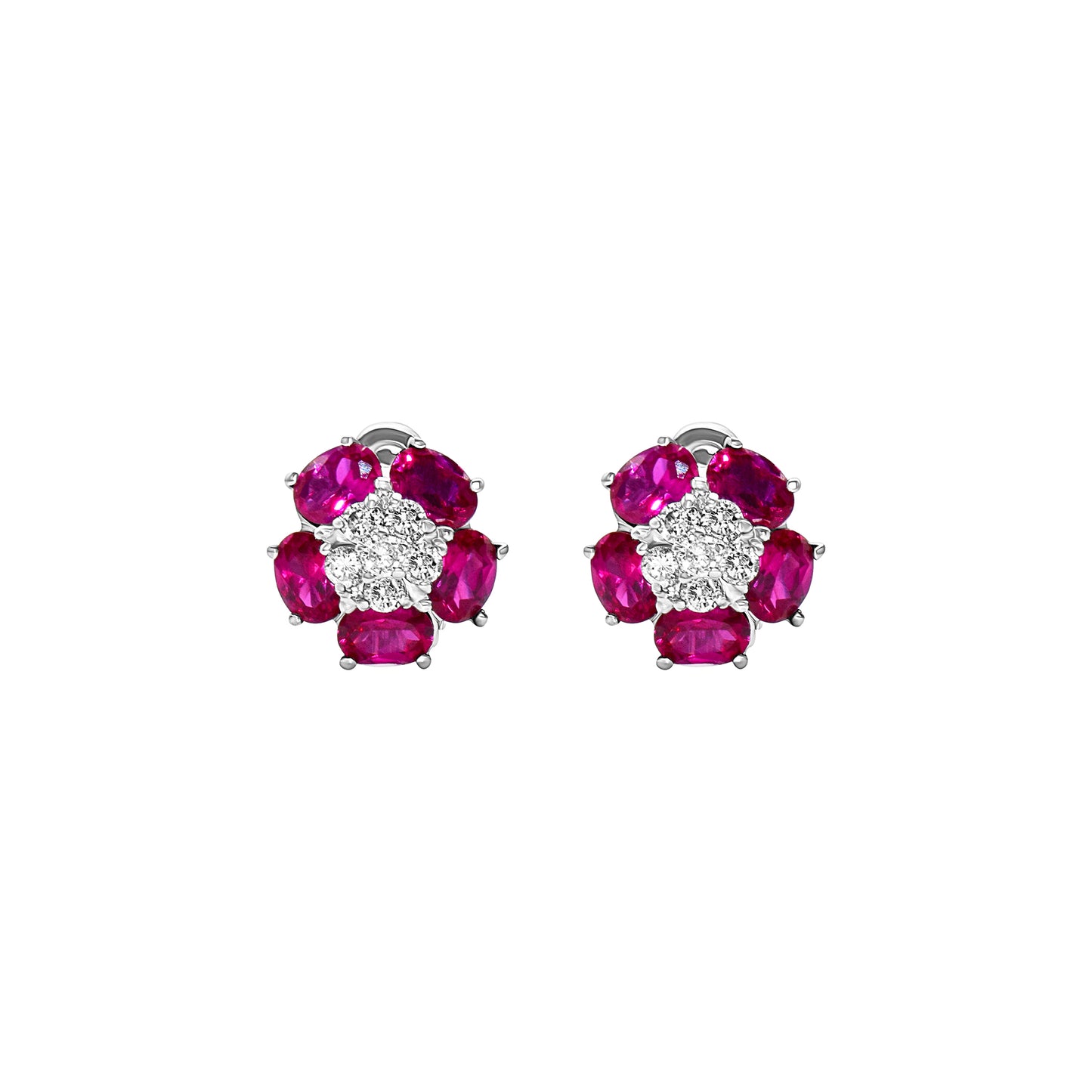 Rosette Flower Studs