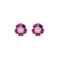 Rosette Flower Studs image