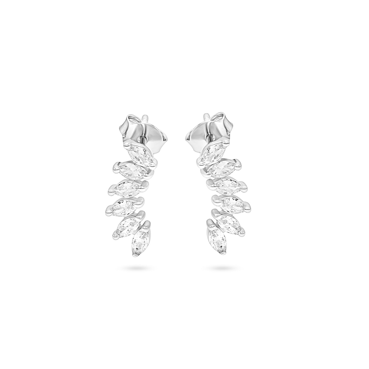 Marquise Climber Earrings
