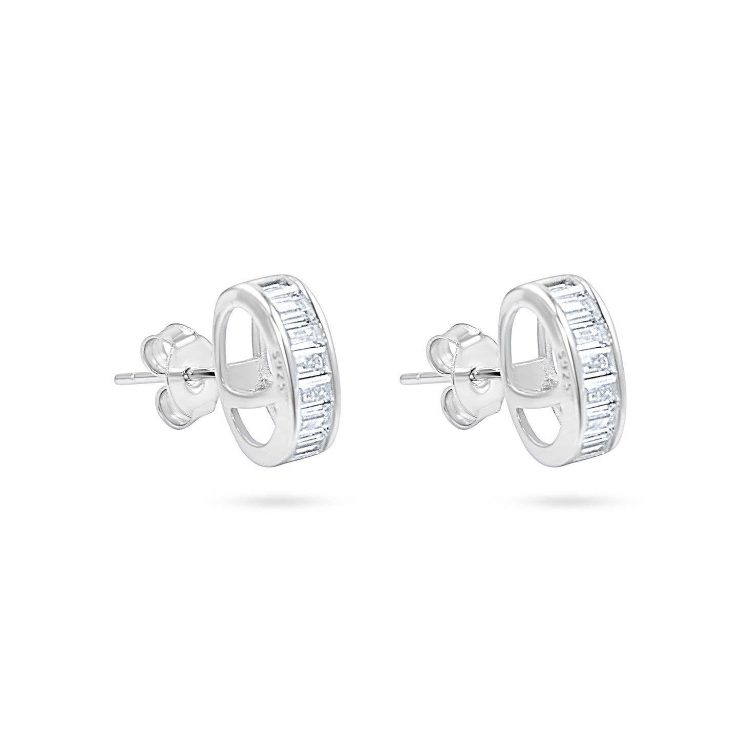 Baguette Earring Studs