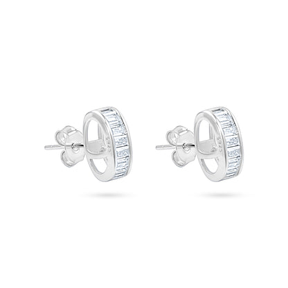 Baguette Earring Studs