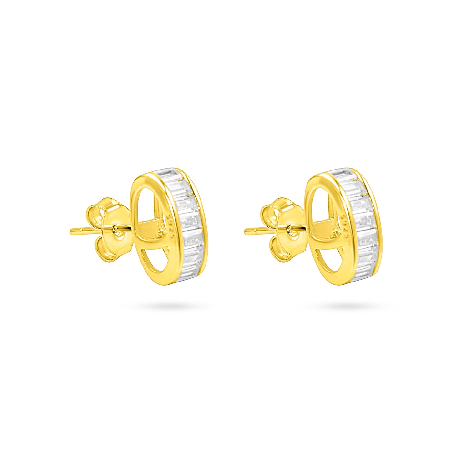Baguette Earring Studs