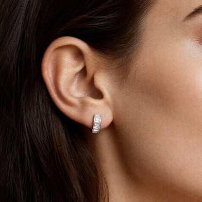 Baguette Earring Studs