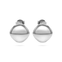 Oval Disc Stud Earring image
