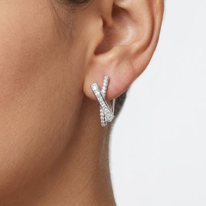 Stud Earring worn, by Silver City Jewellery