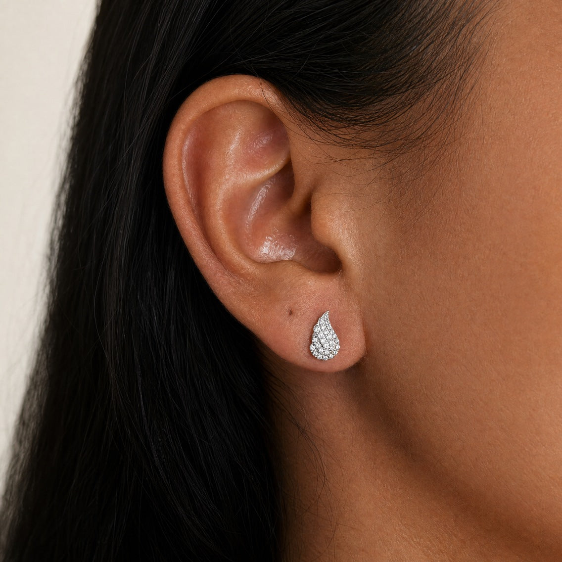 Winged Elegance Studs