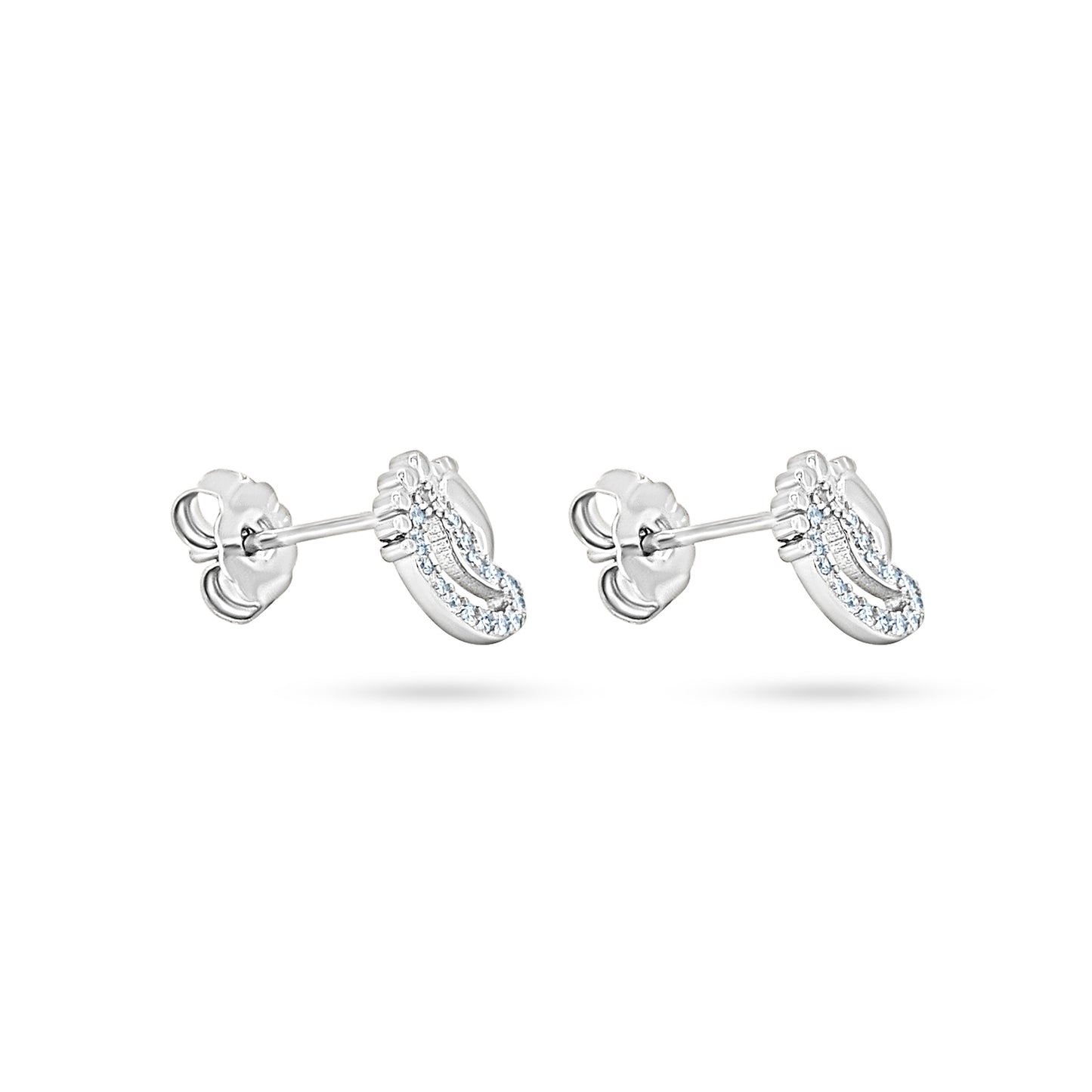 Dazzling Footprint Studs