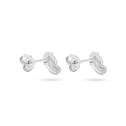 Dazzling Footprint Studs