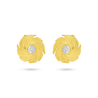 Swirl Design Stud Earrings image