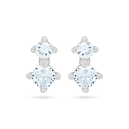 Radiant Sky Zircon Studs
