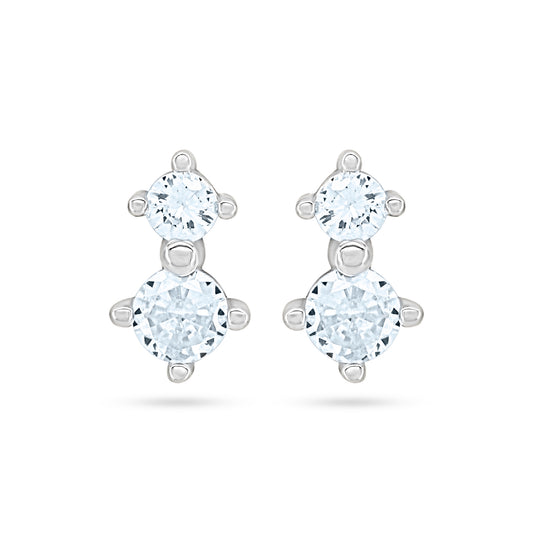 Radiant Sky Zircon Studs