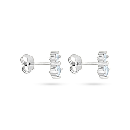 Radiant Sky Zircon Studs