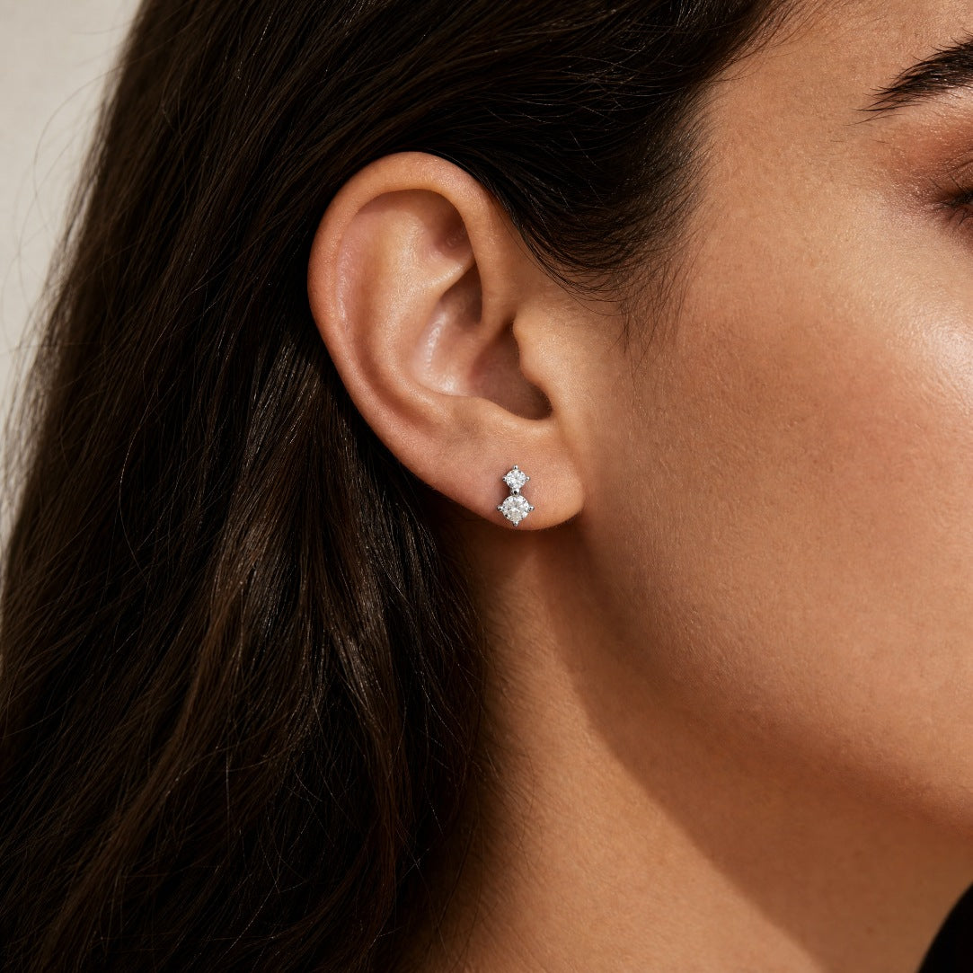 Radiant Sky Zircon Studs